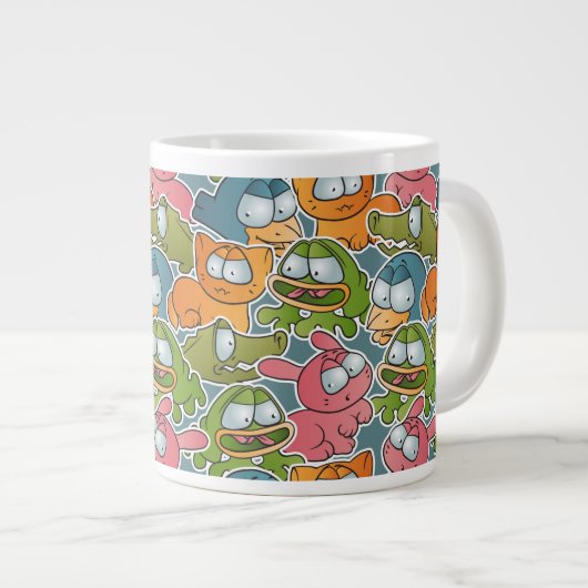 ヴィンテージパターン ジャンボコーヒーマグカップ (正面右)