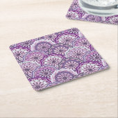 ヴィンテージパターン スクエアペーパーコースター (アングル)
