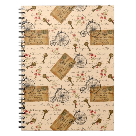 ヴィンテージパターン ノートブック (正面)