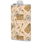 ヴィンテージパターン フラスク (左)