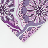 ヴィンテージパターン フリースブランケット (角)