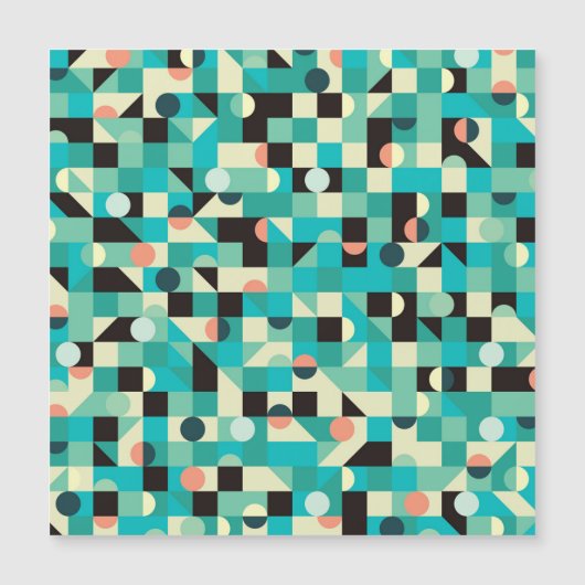 ヴィンテージパターン（三角形と円） (正面)