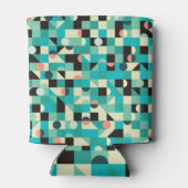 ヴィンテージパターン（三角形と円） 缶クーラー (裏面)