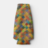 ヴィンテージパターン。幾何学模様 ボトルクーラー (正面)