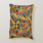 ヴィンテージパターン。 幾何学的 アクセントクッション (裏面(縦))