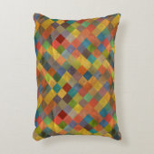 ヴィンテージパターン。 幾何学的 アクセントクッション (正面(垂直))