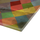 ヴィンテージパターン。 幾何学的 カッティングボード (角)