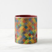 ヴィンテージパターン。 幾何学的 マグカップ (中央)