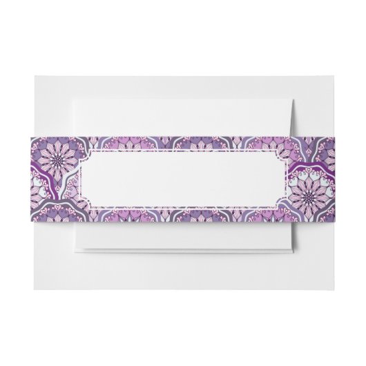 ヴィンテージパターン 招待状ベリーバンド (正面例)