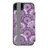 ヴィンテージパターン INCIPIO iPhoneウォレットケース (フォリオ裏面)