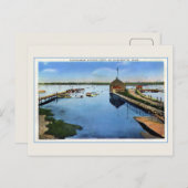 ヴィンテージパダナラムハーバービューサウスダートマス、MA ポストカード (正面/裏面)