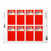 ヴィンテージパッケージ付きギフトラベル ラベル (フルシート)