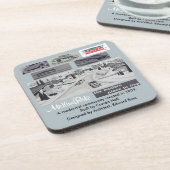 ヴィンテージパッチコースター(6パック) コースター (左側)