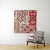 ヴィンテージパッチワークキルトパターンヴィンテージ装飾 タペストリー (インサイチュ)