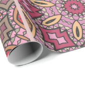 ヴィンテージパッチワークキルトパターン。ヴィンテージデコレティヴ ラッピングペーパー (ロールコーナー)