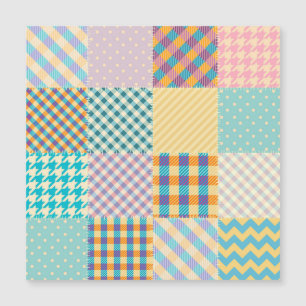 ヴィンテージパッチワーク：テキスタイルのシームレスな背景