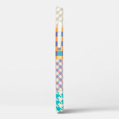 ヴィンテージパッチワーク:テキスタイルのシームレスな背景 Case-Mate iPhoneケース (裏面 / 左)