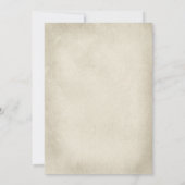 ヴィンテージパティナカントリーフォーマルウェスタン結婚ズ 招待状 (裏面)