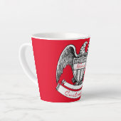 ヴィンテージパトリオティックイーグルプラークサンダーコーブ カフェラテマグ (左アングル)