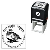 ヴィンテージパトリッジゲームバード#2名差出人住所 セルフインキングスタンプ (インサイチュ)