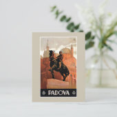 ヴィンテージパドゥアパドバイタリアン旅行 ポストカード (スタンド正面)