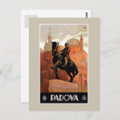 ヴィンテージパドゥアパドバイタリアン旅行 ポストカード (正面/裏面)