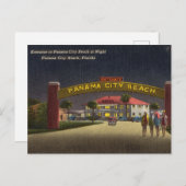 ヴィンテージパナマシティビーチフロリダ ポストカード (正面/裏面)