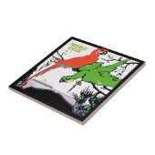 ヴィンテージパナマ運河トラベル タイル (側面)