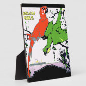 ヴィンテージパナマ運河トラベル フォトプラーク (側面)