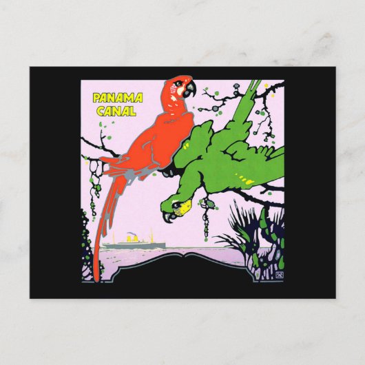 ヴィンテージパナマ運河トラベル ポストカード (正面)