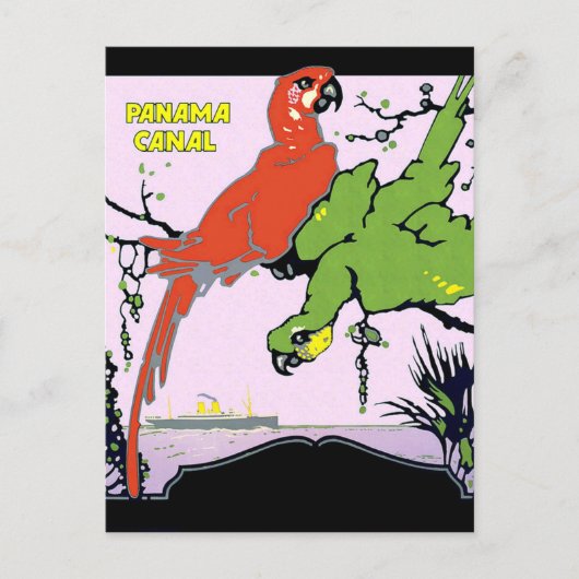 ヴィンテージパナマ運河トラベル ポストカード (正面)