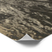 ヴィンテージパノラマ氷河溝ケレーズアイランドO ポスター (角)