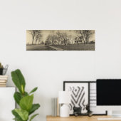 ヴィンテージパノラマWレイクショアDr – ケリーズ島 ポスター (ホームオフィス)