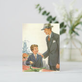 ヴィンテージパパと飛行機父の日 シーズンカード (スタンド正面)