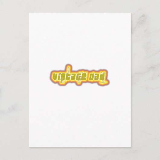 ヴィンテージパパはがき ポストカード (正面)