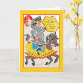 ヴィンテージパパソンファーザーズデイカード カード (黄色い花)