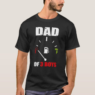 ヴィンテージパパパパの3ボーイズバッテリ低父のD Tシャツ