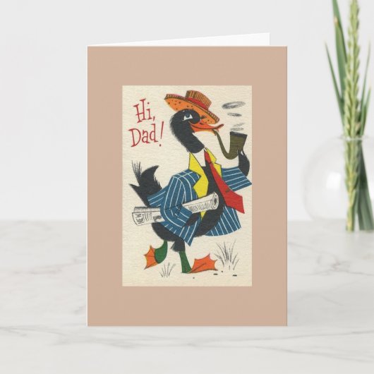 ヴィンテージパパ父のデイカード カード (正面)