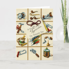 ヴィンテージパパ父の日のグリーティングカード カード