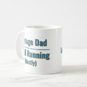 ヴィンテージパパ – スチル走（主に） コーヒーマグカップ (正面左)