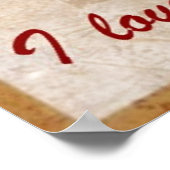 ヴィンテージパピルスポートレートのイエスキリスト癒し ポスター (角)