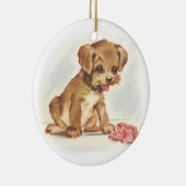 ヴィンテージパピーは新生児靴 セラミックオーナメント (右)