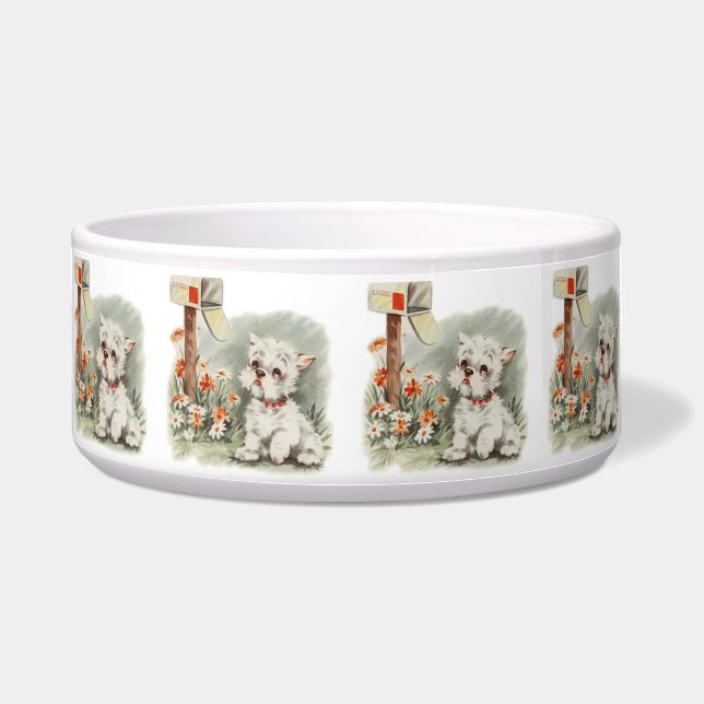 ヴィンテージパピーアートサッドパピー ボウル (正面)