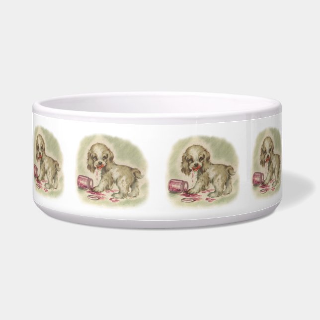 ヴィンテージパピーアートパピーinジェリージャー ボウル (正面)