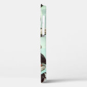 ヴィンテージパフィンと水中競技バード Case-Mate iPhoneケース (裏面 / 左)