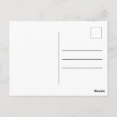 ヴィンテージパフィンイラストレーション ポストカード (裏面)