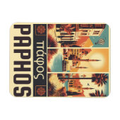 ヴィンテージパフォスシティキプロスホリディギフト土産 マグネット (横)