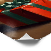 ヴィンテージパプピーバイザクリスマスツリー ポスター (コーナー)