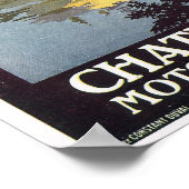 ヴィンテージパリからオーリンズフランス鉄道旅行 ポスター (角)