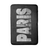 ヴィンテージパリとエッフェルタワー バスマット (正面縦)